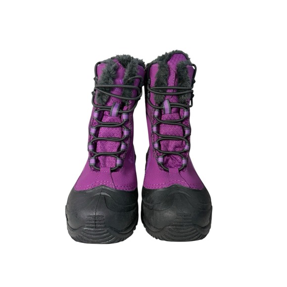 Columbia Youth Bugaboot Plus IV Omni-Heat Boot-Purple- Size 1Y NO BOX - Picture 2 of 6